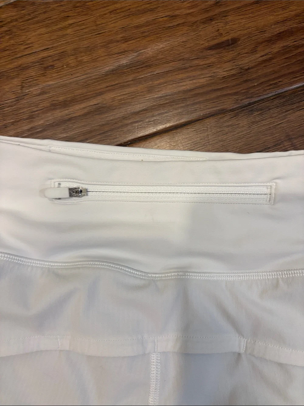 lululemon athletica White Women's Athletic Shorts with Zip Pocket